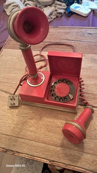 Telefon stacjonarny retro TELKOM RWT z czasów PRL