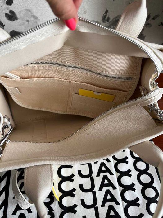 Сумка Marc Jacobs The Medium Tote Cotton Silver