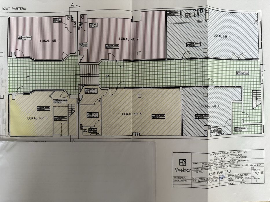 Pasaż handlowy 2300 m2 centrum Jaworzna