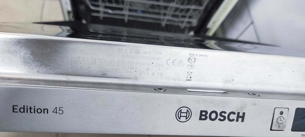 Вбудована посудомийна машина BOSCH SRV 55 T 43 EU