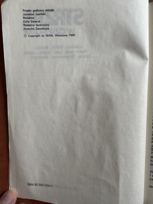 Książka z 1986 roku