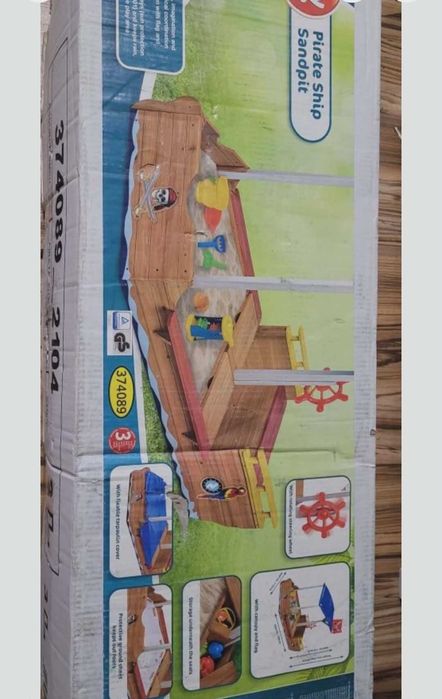 Piaskownica statek piracki Play tive