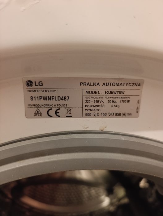 Pralka automatyczna LG