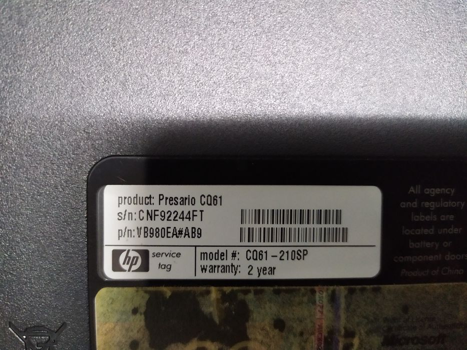 Portátil da marca HP