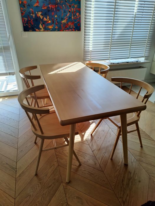 Komplet 4+1 Virgil Abloh x IKEA MARKERAD | Meble kolekcjonerskie
