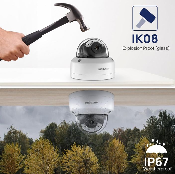 Kamera VIKYLIN 5MP VK153F PoE z inteligentnym wykrywaniem ludzi/pojazd