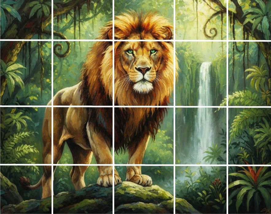 Quadro de um Leão
