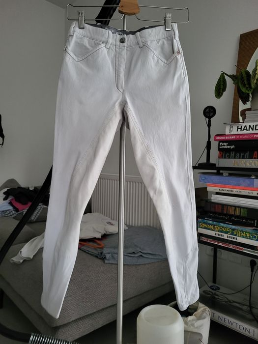 Konkursowe białe bryczesy pikeur 170 ( rozm S)