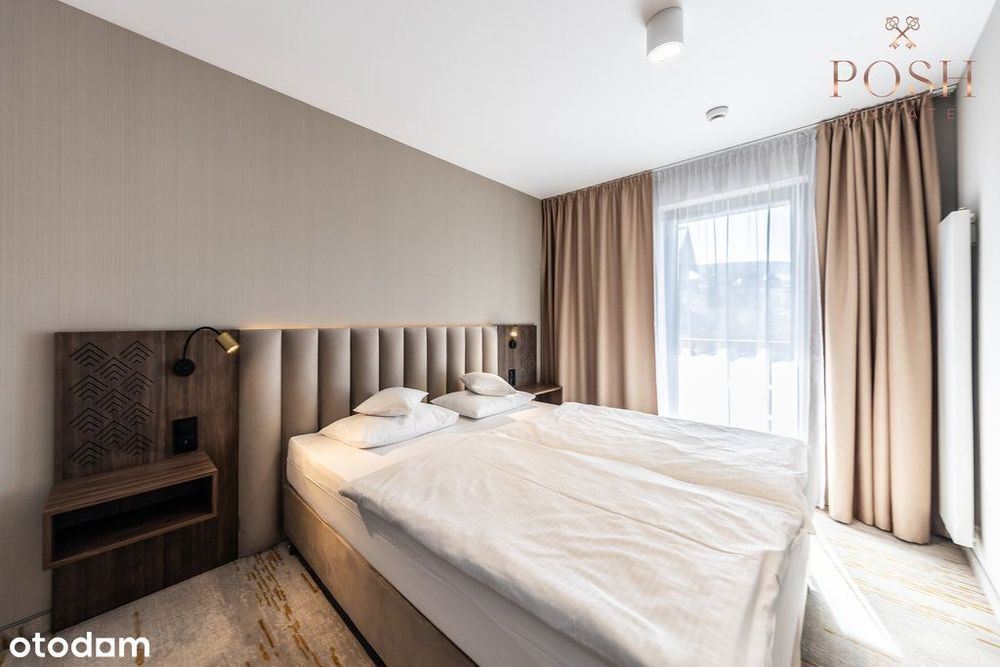 widok na basen | inwestycja | balkon |własna sauna