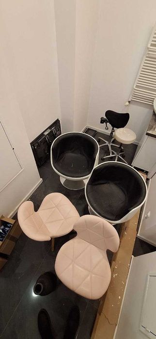 Sprzedam krzesła/fotele z salonu kosmetycznego – do renowacji