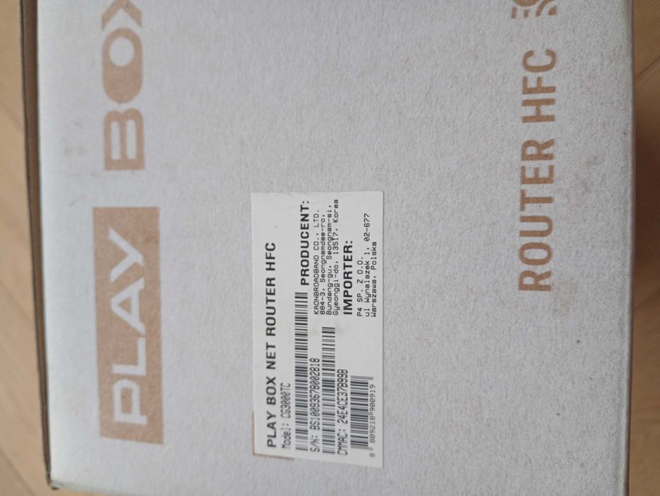 Router HFC Play Box
