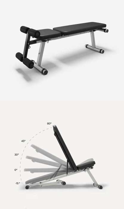 Banco de musculação dobrável e reclinável  BENCH 500