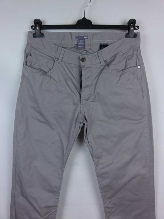 H&M spodnie chinosy bawełna / 33 - M