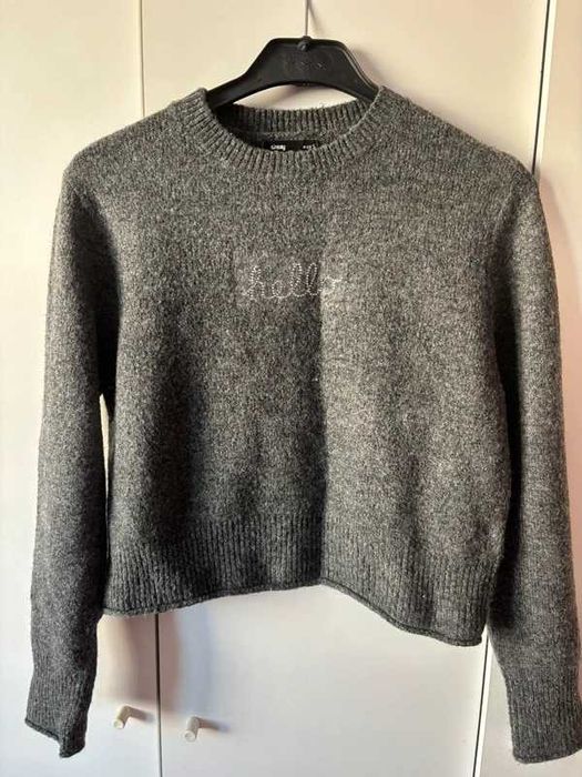 sweter damski ciemno szary Sinsay 36