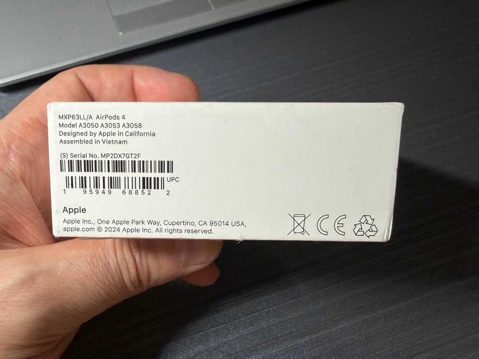 Apple AirPods 4 без ANC Нові Оригінал