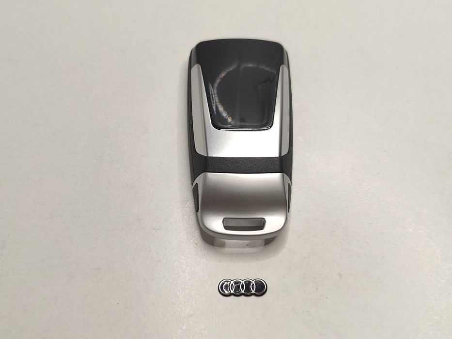 Capa Carcaça Chave Audi A4 B9 A5 F5 A6 C8 A3 8V Q5 FY Q7 4M Smart Key Inteligente Comando 3 Botões Lamina Virgem Novo