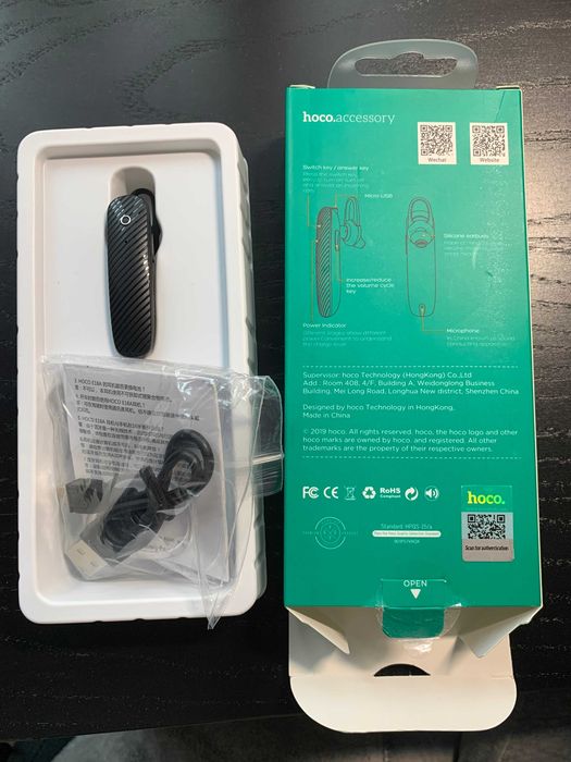 BLUETOOTH 4.1 HOCO E18A Zestaw słuchawkowy