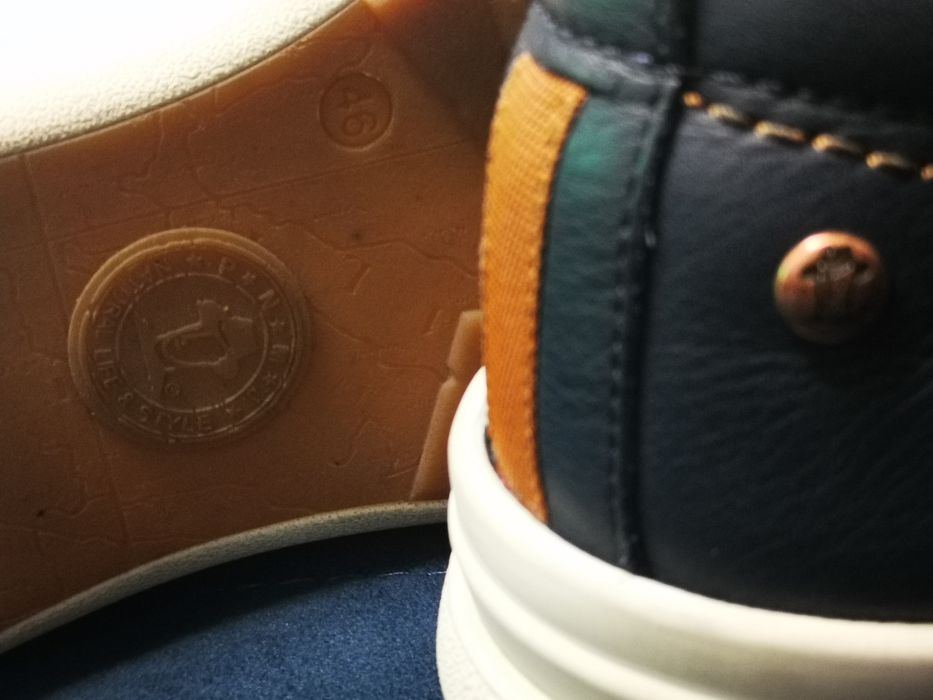 Piękne i unikatowe buty Panama Jack Tommy C2 Navy Blue 46 30cm 29cm