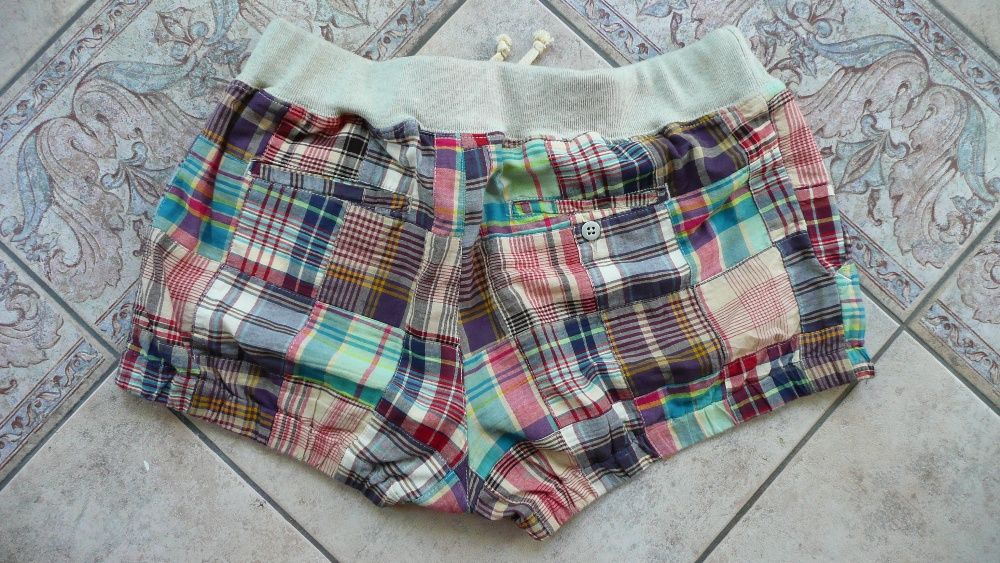 piękne kolorowe spodenki RALPH LAUREN POLO M ciążowe