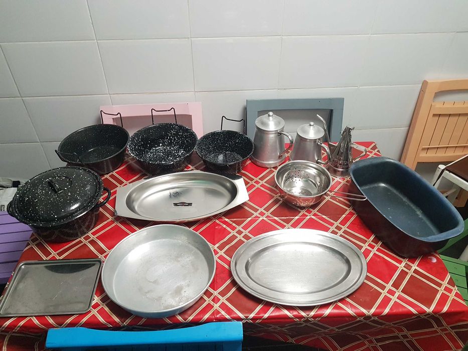 Conjunto 13 peças de cozinha inox, alumínio