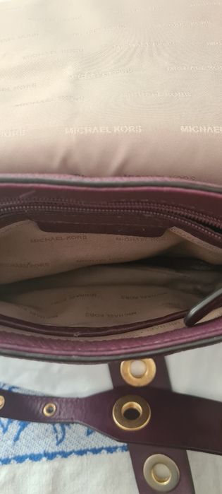 Sprzedam torebkę skórzaną MICHAEL KORS model Brooklyn 30F6ABNM2L Plum