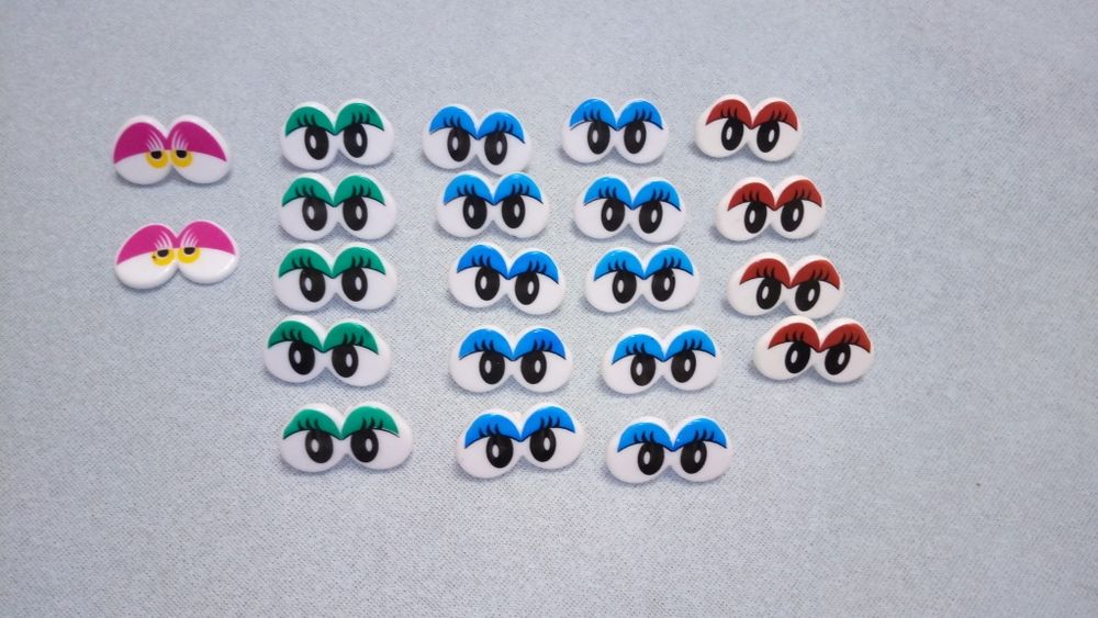 Війки реснички ресницы бірки носики оченята для іграшок