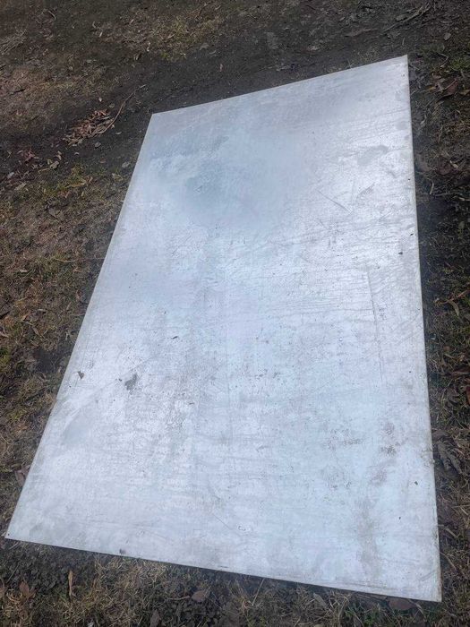Лист дюралюмінію 195×120 см, товщина 1 мм — 3 шт