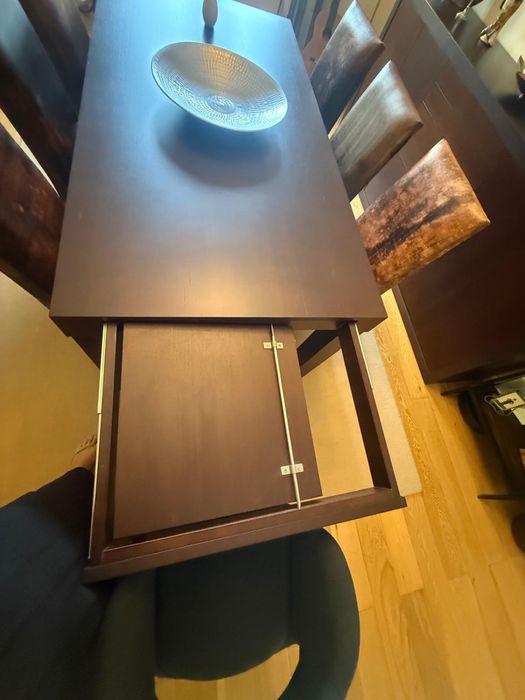 Mesa em Wengué Castanha escura