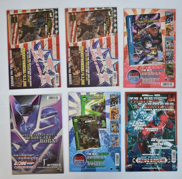 Transformers Energon DW 2004 Komiksy Zestaw