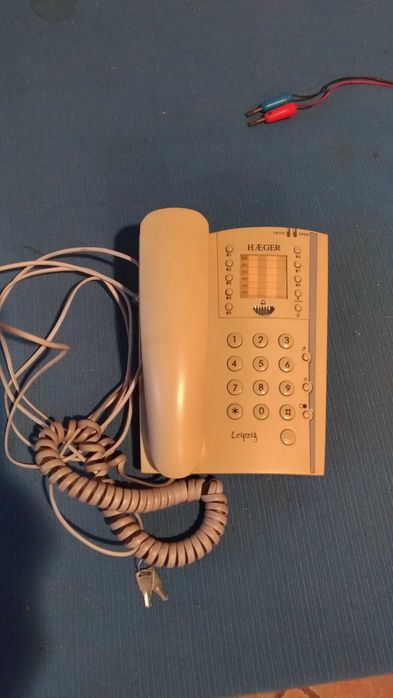 Telefone Fixo  com Chave e Teclado