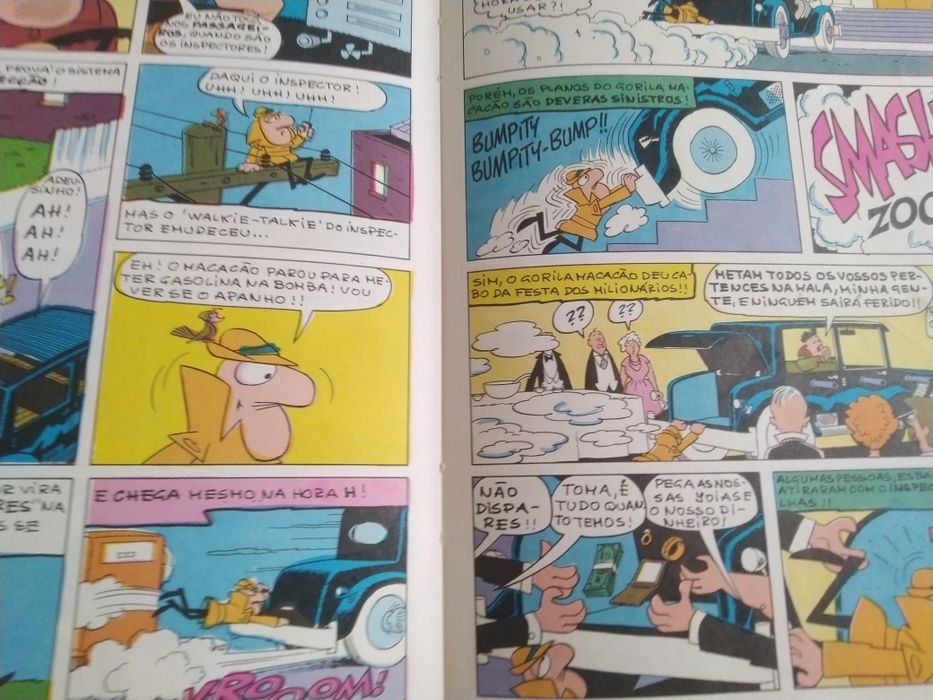 Livro infantil A Pantera cor de rosa e o Inspector, álbum 2, edi. 1979