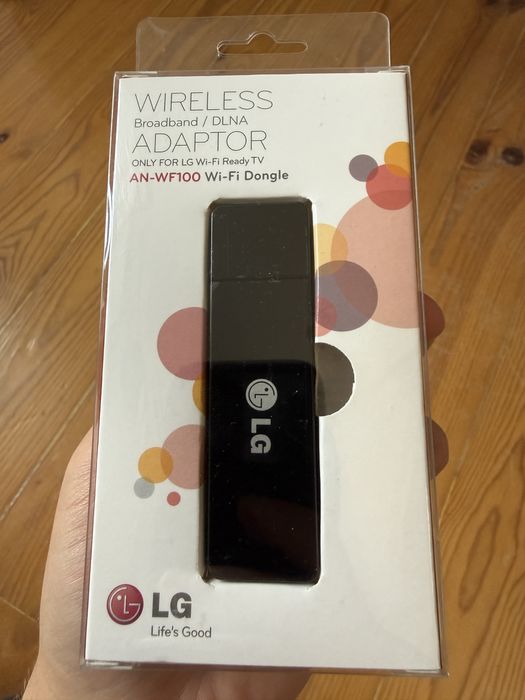 LG AN-WF100 – Adaptador Wi-Fi USB (Novo e Selado)