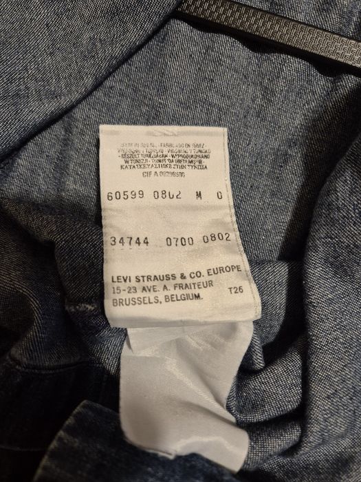 Camisa de ganga rapariga marca levis