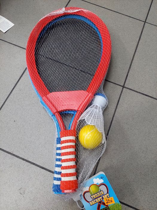 Tenis paletki zestaw rakietek lotka i piłka