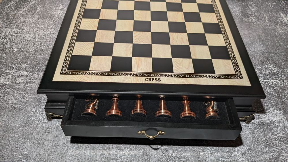 В наявності 1 комплект ‼️Шахи VIP класу | Дерево + метал | Подарунок
