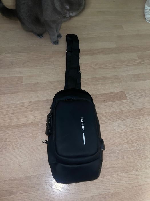 Сумка через плече чоловіча багатофункціональна