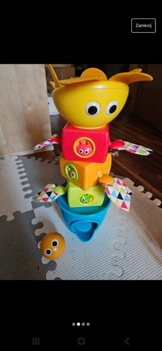 Układanka Piramidka Grający Kwiat