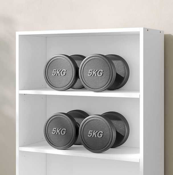 Estante branca 134,2 x 60 x 24 cm - NOVO e embalado - ENVIO GRÁTIS