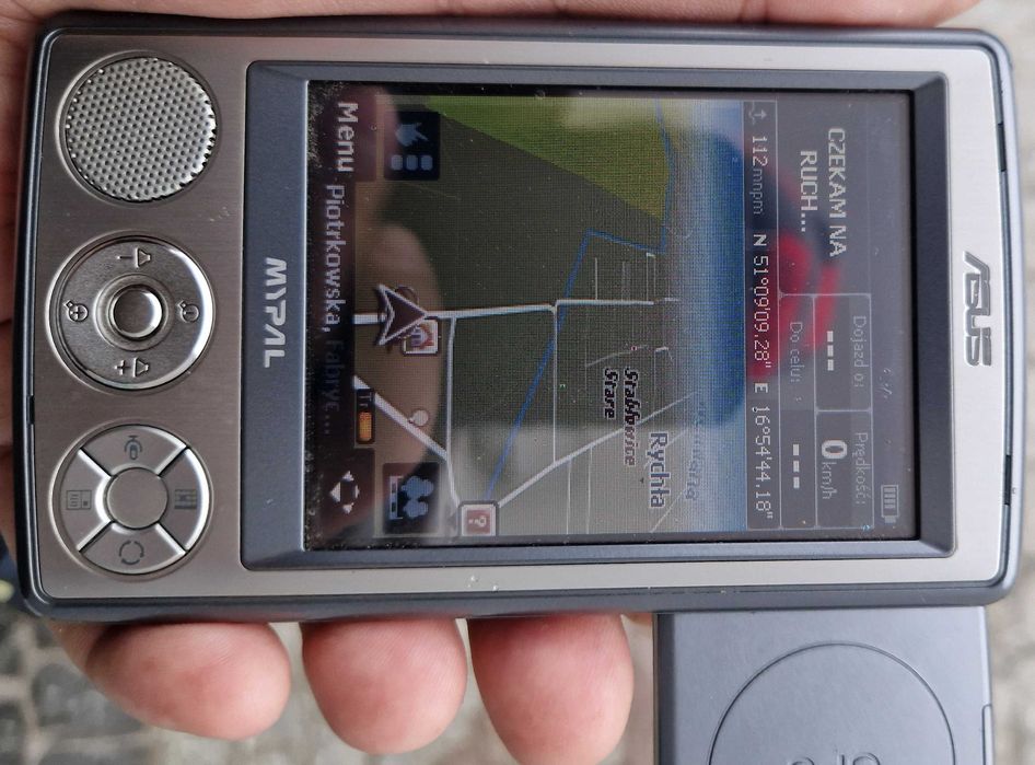 Palmtop nawigacja GPS Asus MyPal A636N + akcesoria samochodowe Wrocław