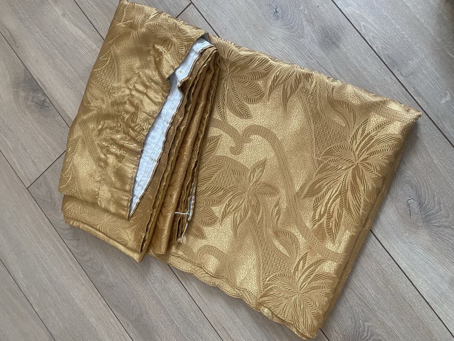 Штори золотисті