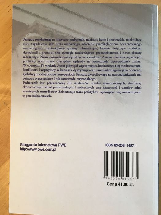 książka Podstawy marketingu Teodor Kramer