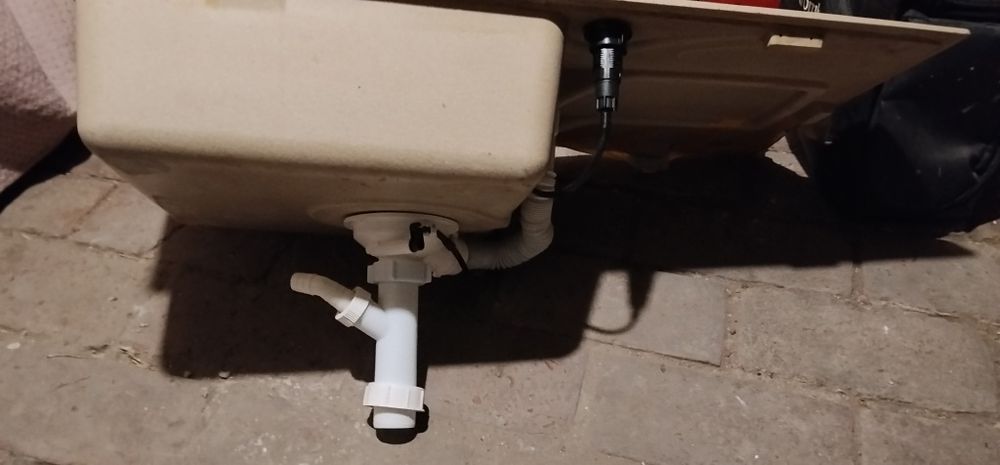 Zlewozmywak jednokomorowy+ bateria