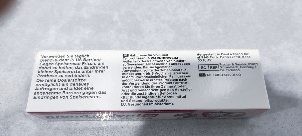 Крем для фіксації зубних протезів Blend-A-Dent Plus 40 г.аналог Кореги