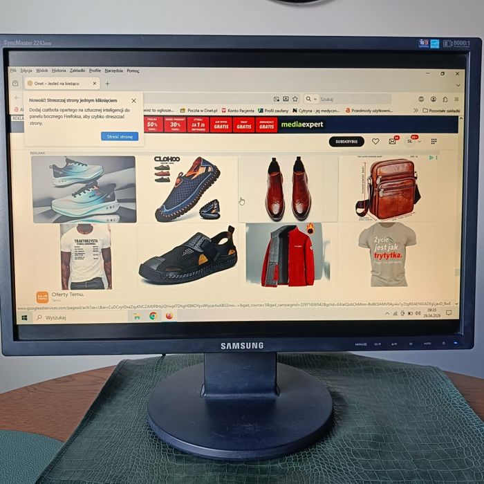 Monitor Samsung Syncmaster 2243nw