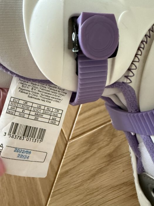 Łyżwy dziewczęce regulowane Oxelo (Decathlon) r. 30-32 – Stan BDB