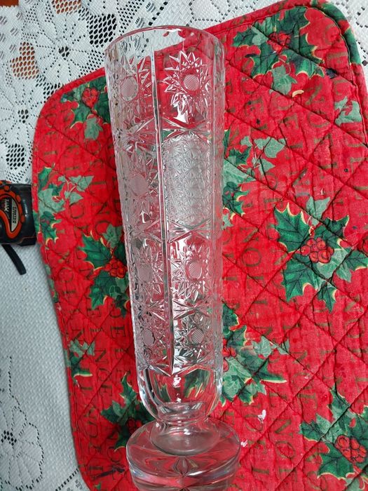 Krysztaly wazony PRL