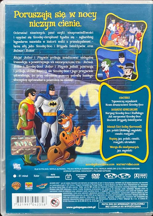 Film DVD SCOOBY-DOO Spotyka Batmana