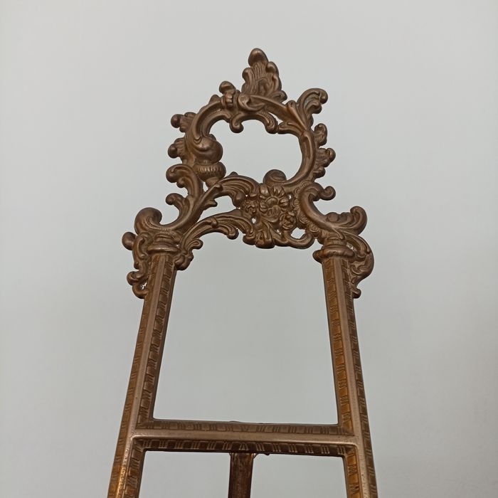 Suporte pratos / travessas em latão estilo Arte Nova