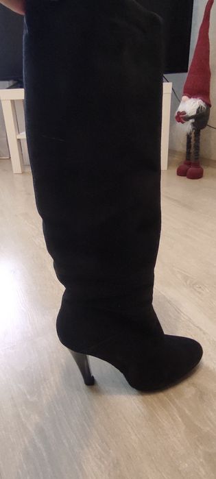 Сапожки з натуральної замші,зимові