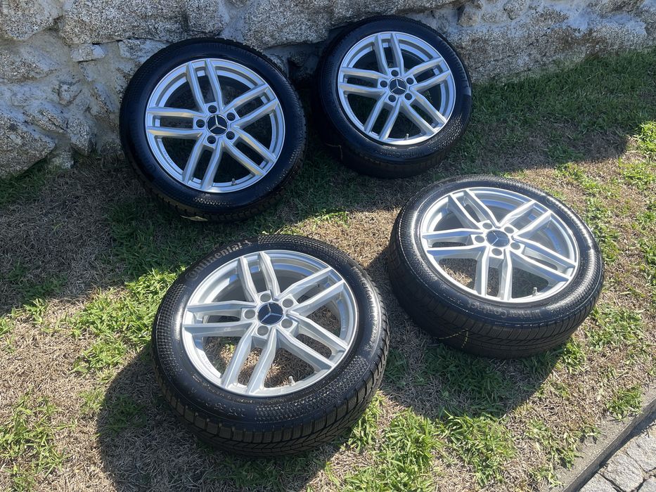 4 Jantes 17 Mercedes 5x112 - Com 4 Pneus (205/55/17)